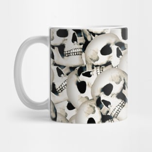 Pile Of Skulls Pattern Mug